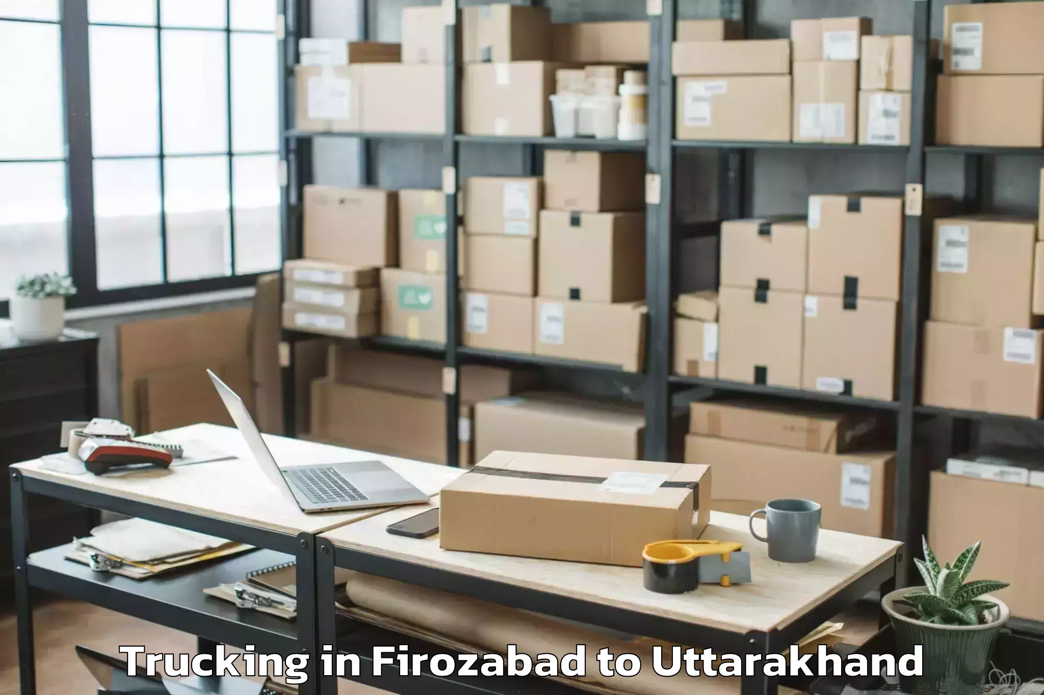 Easy Firozabad to Chaubattakhal Trucking Booking